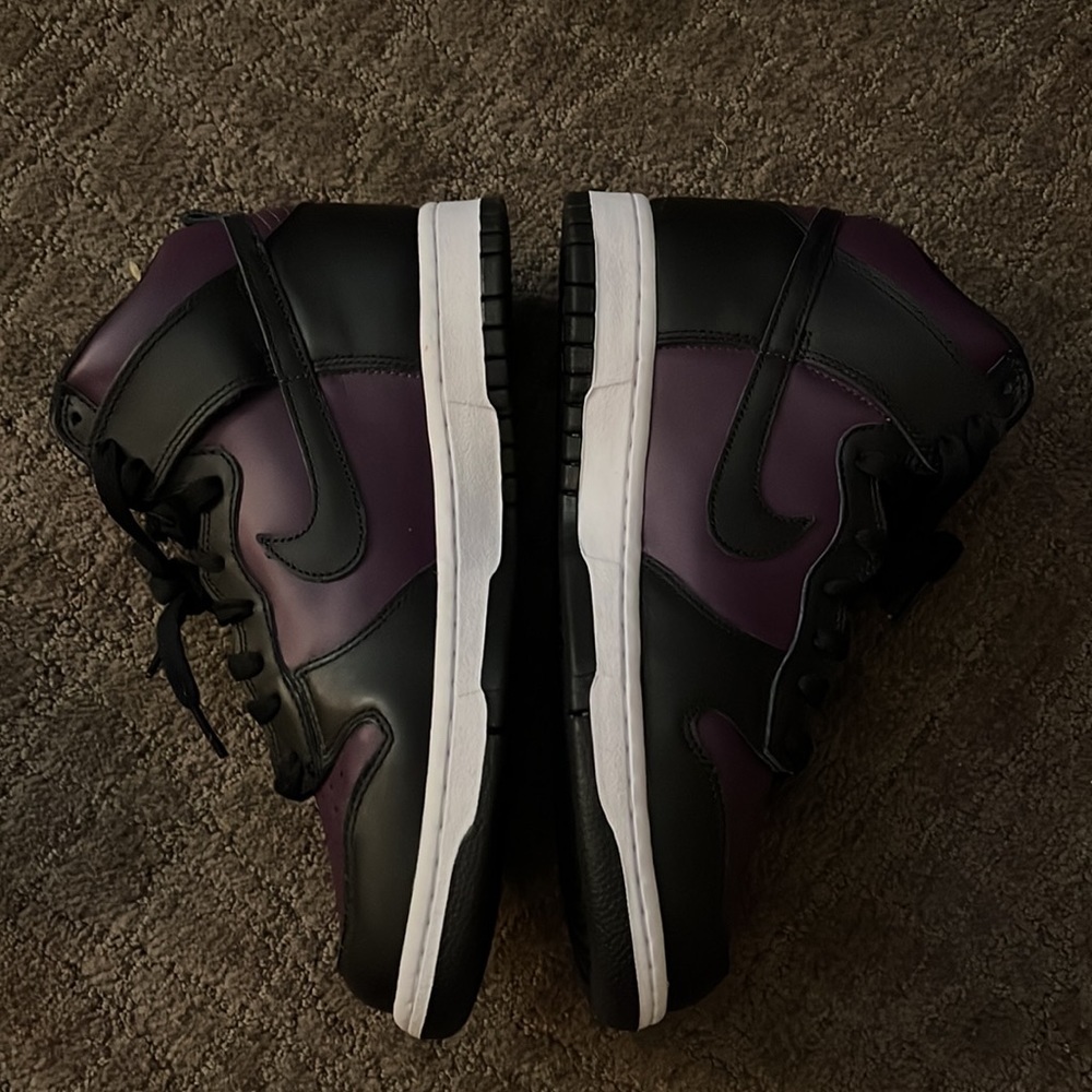NWOB Nike Dunk High Fragment Beijing SNEAKERS Wine/Black/White ๐ต 9 - Picture 2 of 14